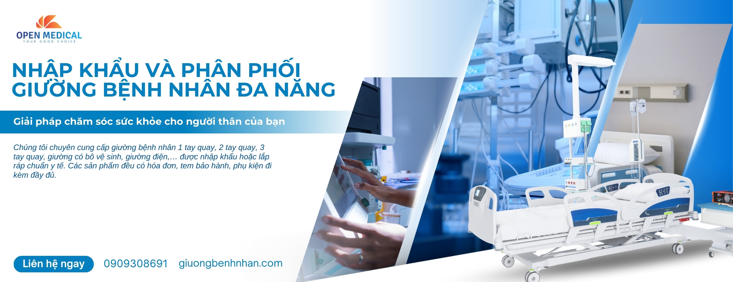 Giường bệnh nhân, Giường y tế đa năng cho người già, người bệnh, người tai biến